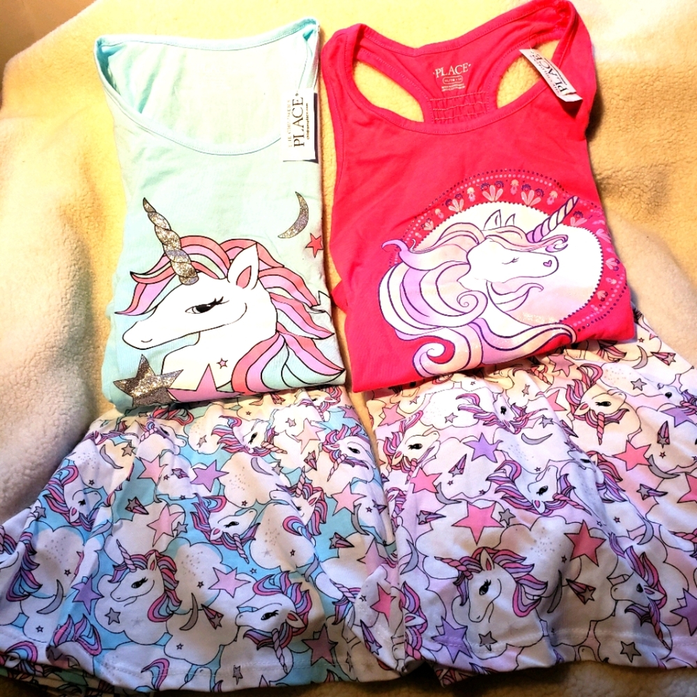 CHILDREN'S PLACE UNICORN SET 4 Pieces